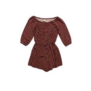 Abercrombie & Fitch Women’s Floral Print Burgundy 3/4 Sleeve Romper NWT | Size M